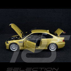 BMW M3 CSL E46 2000 Jaune Métallique 1/18 Norev 183000