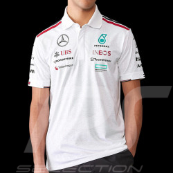 PRO PACK - Set of 24 Mercedes Polo-shirts Low Cost AMG Petronas Tommy Hilfiger White 701227948-001