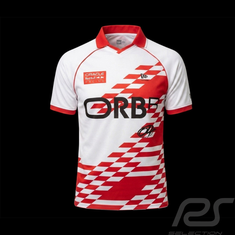 Red Bull T-Shirt Racing F1 Team Football Weiß / Rot New Era 60897395 - Unisex