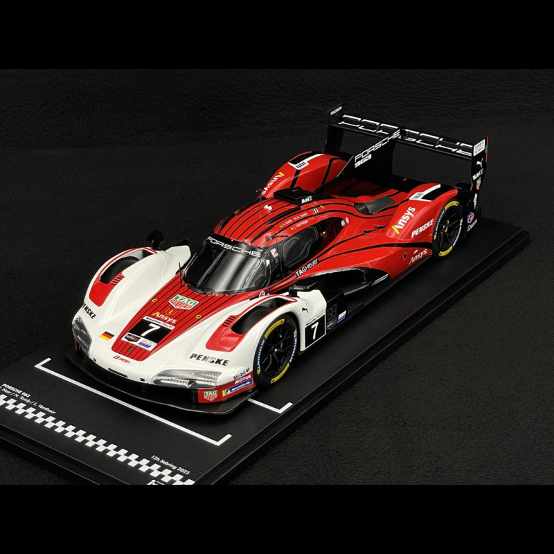 Porsche 963 Penske Motorsport n° 7 Winner 12h Sebring 2025 1/18