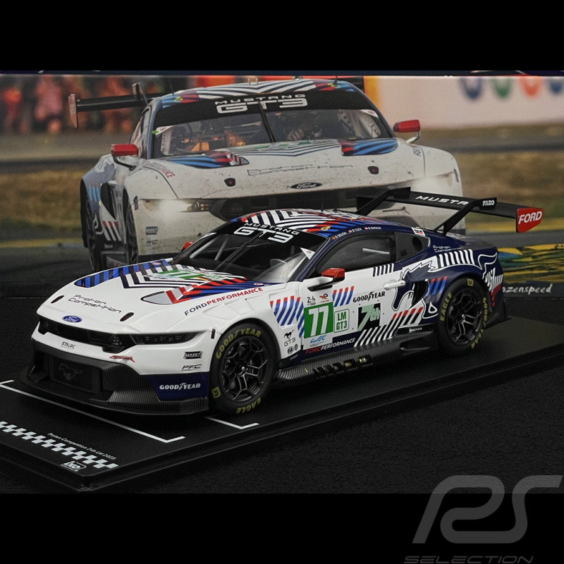 Ford Mustang GT3 n° 77 24h Le Mans 2025 1/18 Ixo LEGTMUS-LM25077