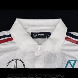 Polo Mercedes Pas Cher AMG Petronas F1 Team Tommy Hilfiger Blanc 701227948-001- mixte