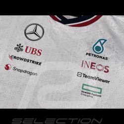 T-shirt Mercedes Pas Cher AMG Petronas F1 Team Tommy Hilfiger Blanc 701227950-001- homme