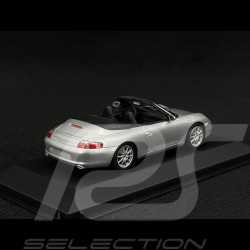 Porsche 911 Carrera 4 Cabriolet type 996 1997 silber grau 1/43 Minichamps WAP02008412
