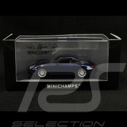 Porsche 911 Carrera 4 Phase II Type 996 2001 Lapis Blue Metallic 1/43 Minichamps 400061021