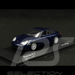 Porsche 911 Carrera 4 Phase II Type 996 2001 Lapis Blue Metallic 1/43 Minichamps 400061021