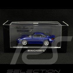 Porsche 911 Type 996 Turbo 1999 Bleu Prost Métallique 1/43 Minichamps 430069301