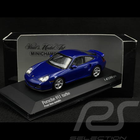 Porsche 911 Type 996 Turbo 1999 Prost Blau Metallic 1/43 Minichamps 430069301