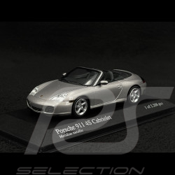 Porsche 911 Carrera 4S Cabriolet Type 996 2003 Meridian Grey Metallic 1/43 Minichamps 400062830