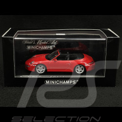 Porsche 911 type 997 Carrera S Cabriolet ph 1 2005 rouge indien 1/43 Minichamps 400063030