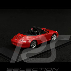 Porsche 911 type 997 Carrera S Cabriolet ph 1 2005 rouge indien 1/43 Minichamps 400063030