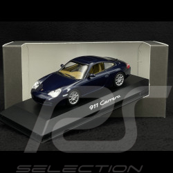 Porsche 911 type 996 Carrera phase II 2002 Lapis blue 1/43 Minichamps WAP02007812