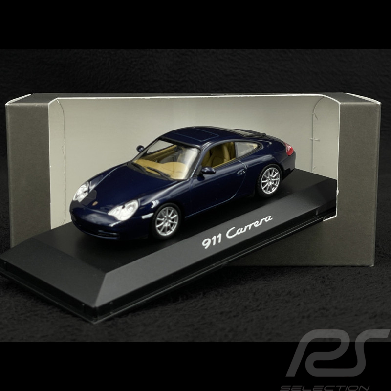 Porsche 911 type 996 Carrera phase II 2002 Lapis blue 1/43 Minichamps WAP02007812