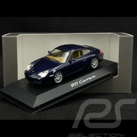 Porsche 911 typ 996 Carrera phase II 2002 Lapis blau 1/43 Minichamps WAP02007812