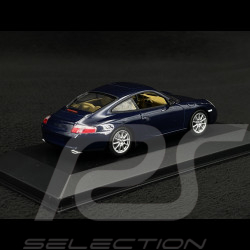 Porsche 911 type 996 Carrera phase II 2002 Lapis blue 1/43 Minichamps WAP02007812