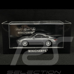 Porsche 911 type 996 Carrera Mk II 2001 sealgrey metallic 1/43 Minichamps 400061020