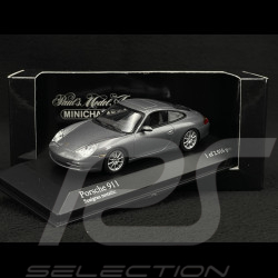 Porsche 911 type 996 Carrera phase II 2001 gris metallisé 1/43 Minichamps 400061020