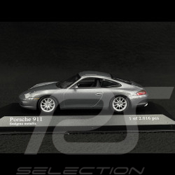 Porsche 911 type 996 Carrera Mk II 2001 sealgrey metallic 1/43 Minichamps 400061020