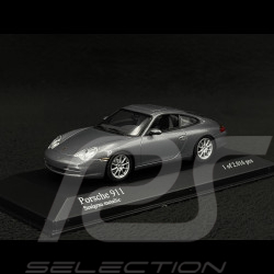 Porsche 911 type 996 Carrera Mk II 2001 sealgrey metallic 1/43 Minichamps 400061020