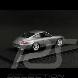 Porsche 911 typ 996 Carrera Mk II 2001 sealgrau metallic 1/43 Minichamps 400061020