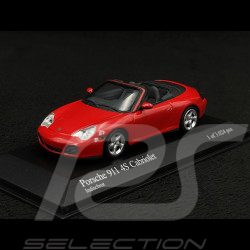 Porsche 911 Typ 996 Carrera 4S Cabriolet 2003 indischrot 1/43 Minichamps 400062831