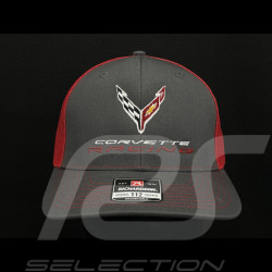 Chevrolet Corvette Cap Racing Offizielle Trucker Grau / Rot - unisex