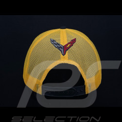 Chevrolet Corvette Hat Racing Official Trucker Black / Yellow - unisex