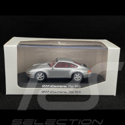 Porsche 911 Carrera Type 993 Silver grey 1/43 Minichamps WAP02003597