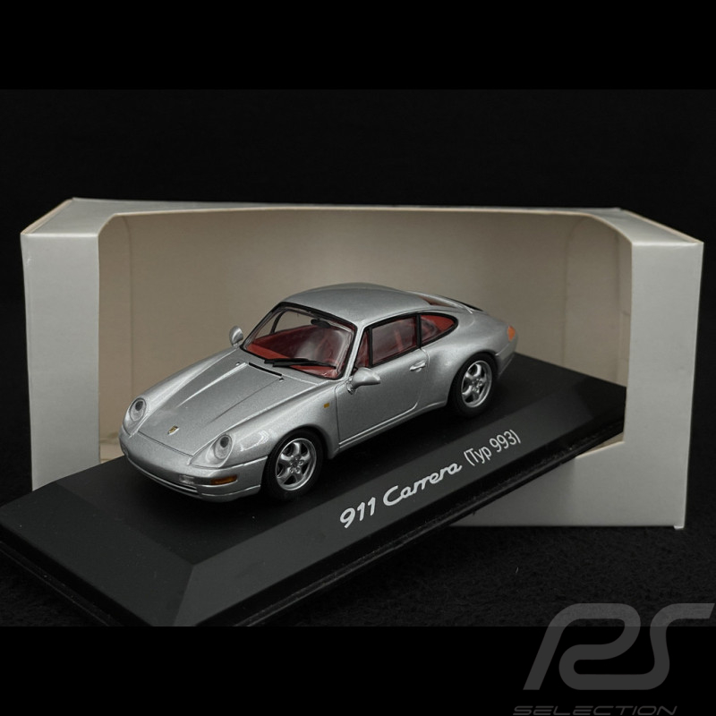 Porsche 911 Carrera Type 993 Gris argenté 1/43 Minichamps WAP02003597
