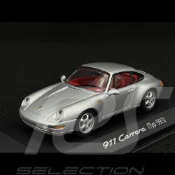 Porsche 911 Carrera Type 993 Gris argenté 1/43 Minichamps WAP02003597