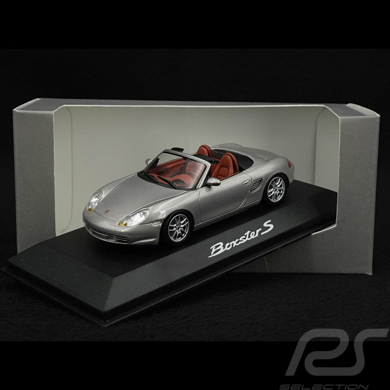 Porsche Boxster S Typ 986 2002 Silber Grau 1/43 Minichamps WAP02009113