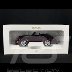 Porsche 911 Carrera 2 Typ 964 Turbo Look Cabriolet 1992 Metallic Amethyst 1/18 Norev 187141