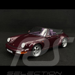 Porsche 911 Carrera 2 Type 964 Turbo Look Cabriolet 1992 Metallic Amethyst 1/18 Norev 187141