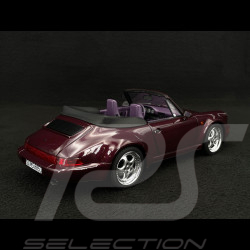 Porsche 911 Carrera 2 Type 964 Turbo Look Cabriolet 1992 Améthyste Métallisé 1/18 Norev 187141