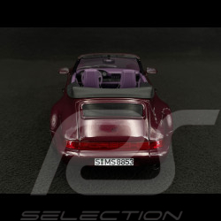 Porsche 911 Carrera 2 Type 964 Turbo Look Cabriolet 1992 Metallic Amethyst 1/18 Norev 187141