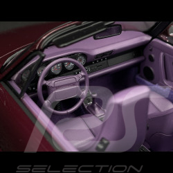 Porsche 911 Carrera 2 Type 964 Turbo Look Cabriolet 1992 Améthyste Métallisé 1/18 Norev 187141