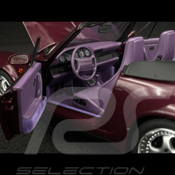 Porsche 911 Carrera 2 Typ 964 Turbo Look Cabriolet 1992 Metallic Amethyst 1/18 Norev 187141