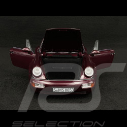 Porsche 911 Carrera 2 Typ 964 Turbo Look Cabriolet 1992 Metallic Amethyst 1/18 Norev 187141