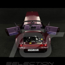 Porsche 911 Carrera 2 Type 964 Turbo Look Cabriolet 1992 Metallic Amethyst 1/18 Norev 187141