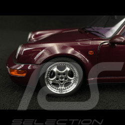 Porsche 911 Carrera 2 Typ 964 Turbo Look Cabriolet 1992 Metallic Amethyst 1/18 Norev 187141