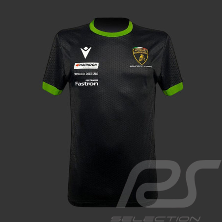 Lamborghini T-shirt Squadra Corse Black / Green 400023200001 - unisex