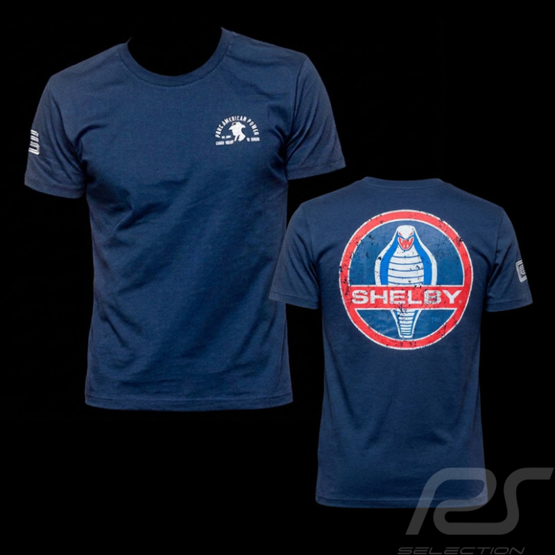 Shelby T-Shirt Hommage Le Mans 1966 Marineblau - Herren