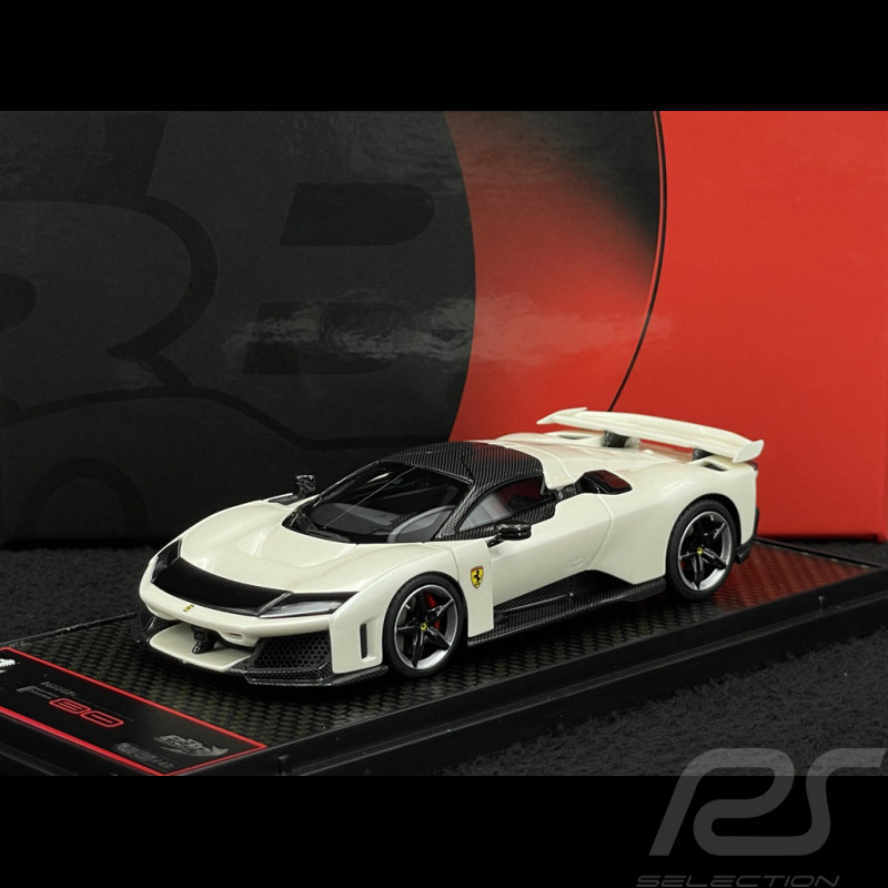 Ferrari F80 2024 Bianco Italia / Two-Tone Carbon Rims 1/43 BBR Models BBRC305C