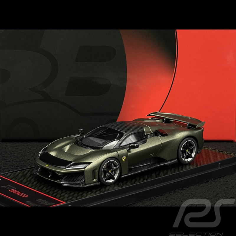Ferrari F80 2024 Verde Masoni / Two-Tone Carbon Rims 1/43 BBR Models BBRC305I1