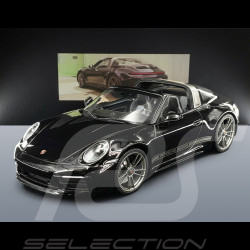 Porsche 911 Targa 4 GTS Type 992 2023 50th Anniversary Porsche Design Black 1/18 Minichamps WAP0215410TTRG