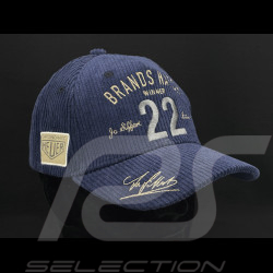 Jo Siffert Cap Lotus Brands Hatch Cord Warson Motors Marineblau 24409 - unisex