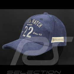Jo Siffert Hat Lotus Brands Hatch Corduroy Warson Motors Navy Blue 24409 - unisex
