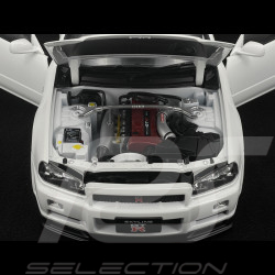 Nissan Skyline GT-R R34 V-Spec II 2001 Weiß 1/12 KK Scale KKDC120213-1