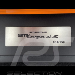 Porsche 911 Targa 4S Type 992 2021 Pastel Orange 1/8 GT Spirit GTS802101