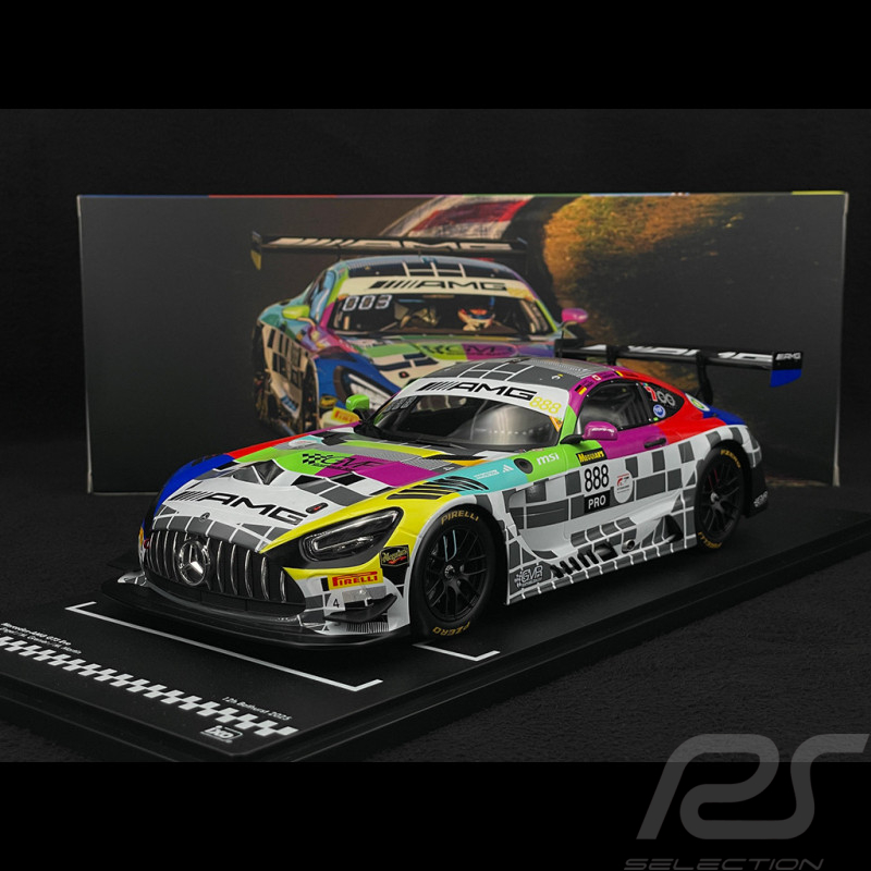 Mercedes-Benz AMG GT3 Evo n° 888 12h Bathurst 2025 1/18 Ixo LEGT18-25BAT888